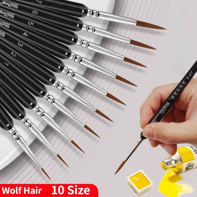 Detailing Brush Set - 11 PCS Detail Paint Brush Set