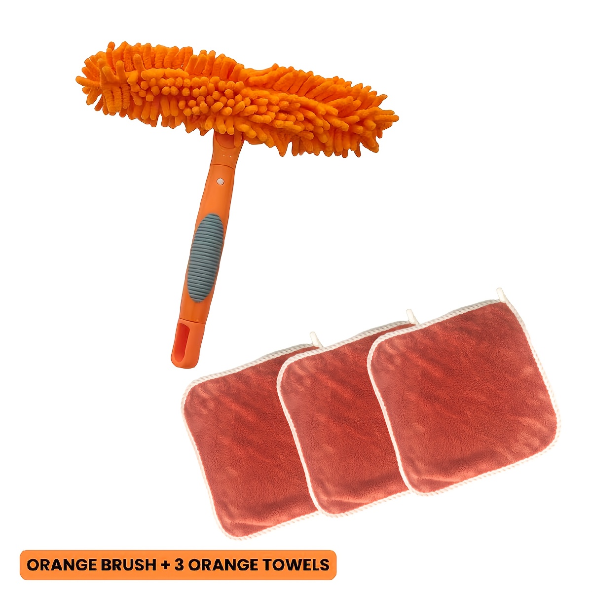 Car Cleaning Brush - 4pcs Car & Home Cleaning Kit: