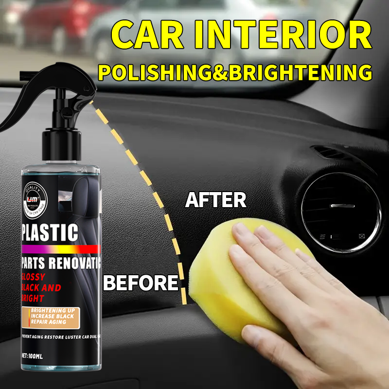 Trim Restorer Plastic - Car Plastic Renovation Spray, Anti-Aging Brightening