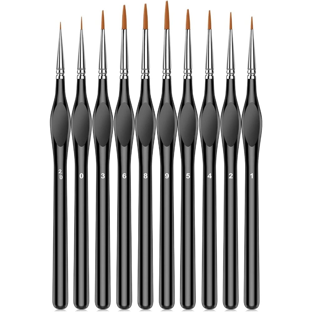 Detailing Brush Set - Professional Micro Paint Brushes Set of