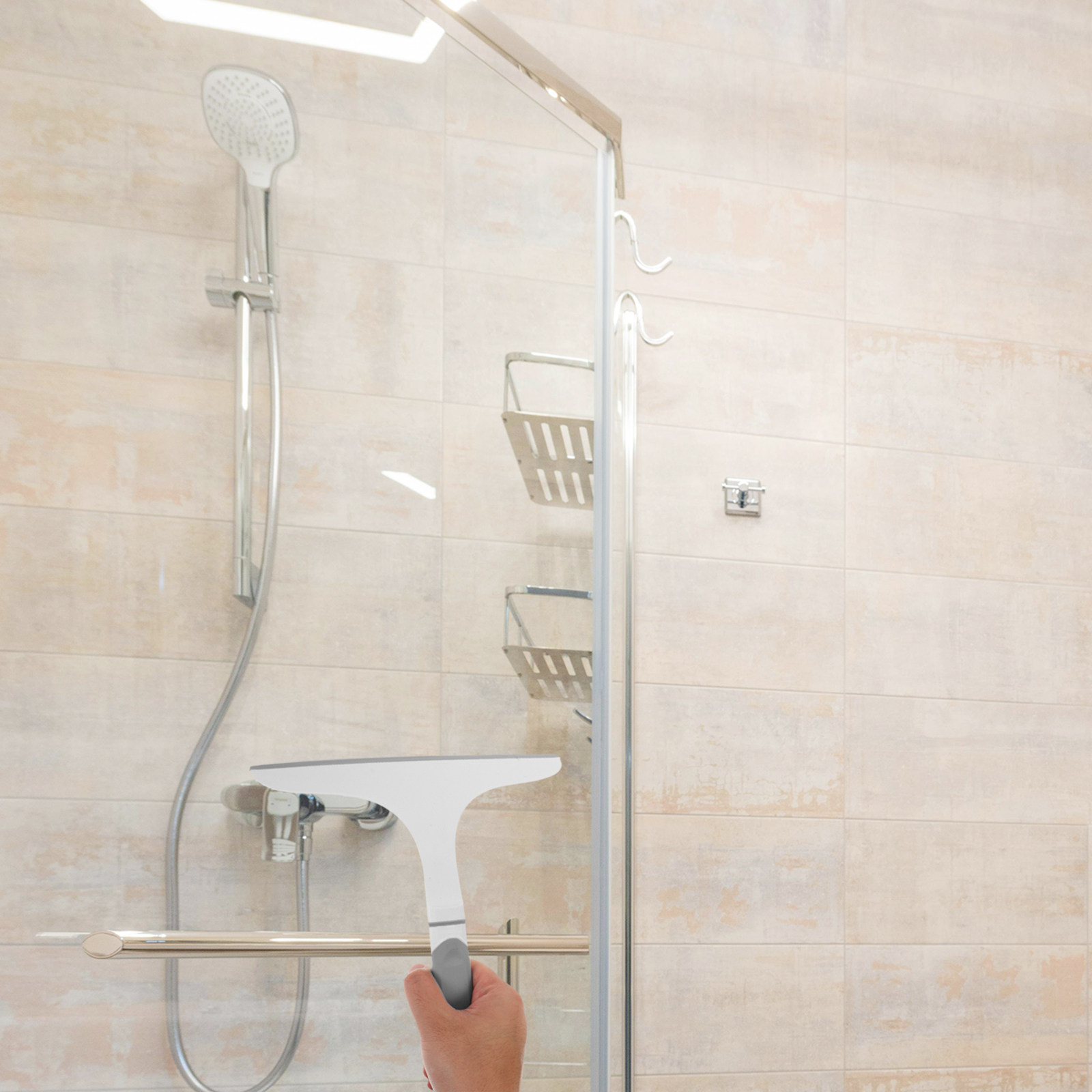 Glass Squeegee Curved Handle F - مراجعة Glass Cleaner Streak وسعره