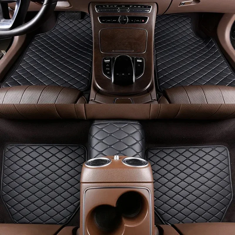 Car Floor Mats 5Pcs PU Leather - مراجعة Leather Cleaner Interior وسعره