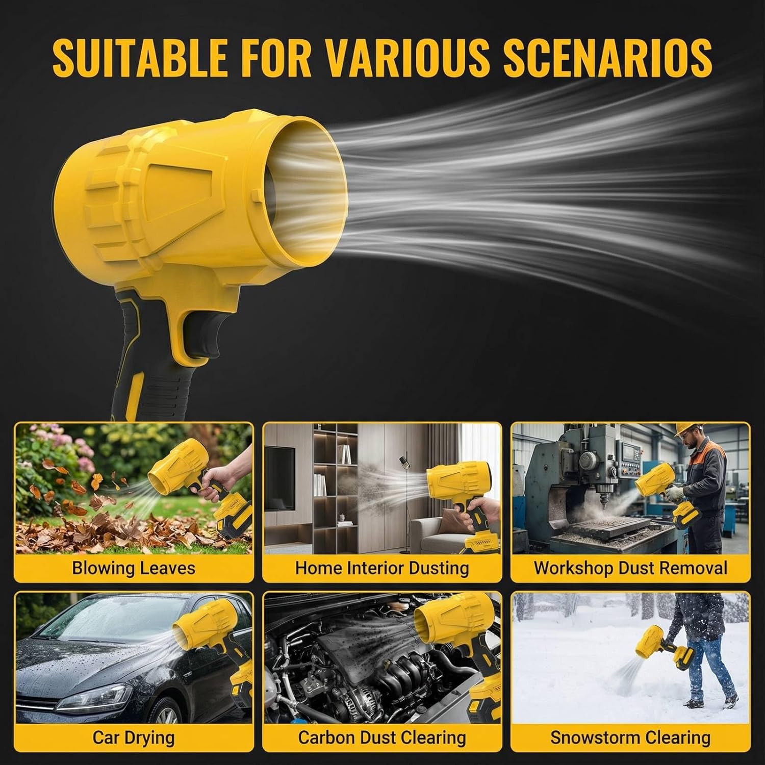 Wireless Blower Brushless Turb - مراجعة Dryer Car Blower وسعره