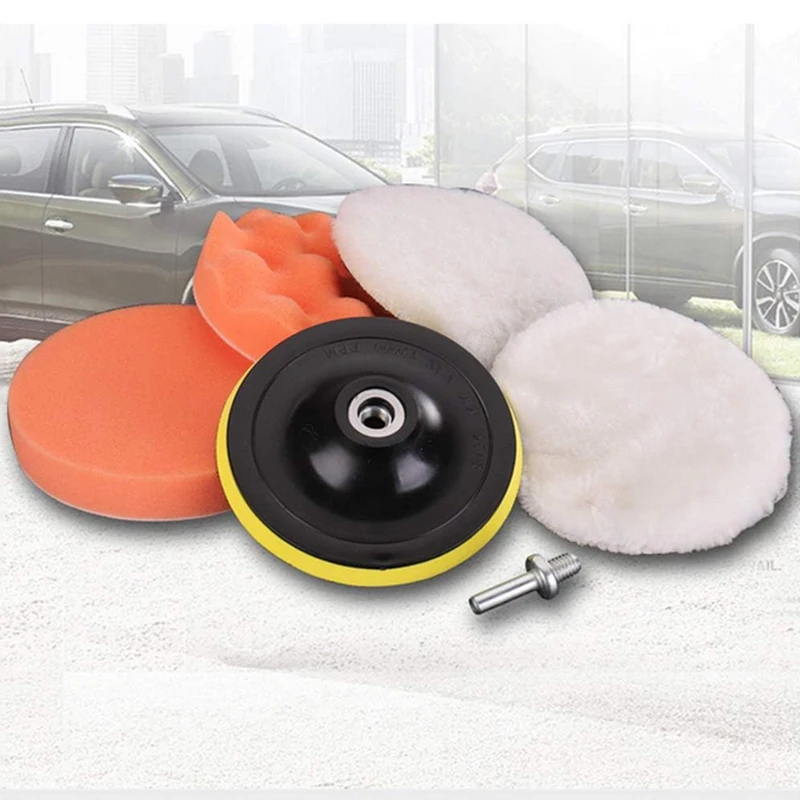 3/4/5 Inch Car Polisher Pads K - مراجعة Polish Pad Set Buffer وسعره