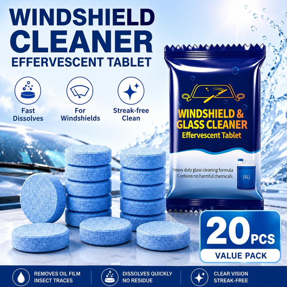 Car Windshield Washer Efferves - مراجعة Glass Cleaner Streak وسعره