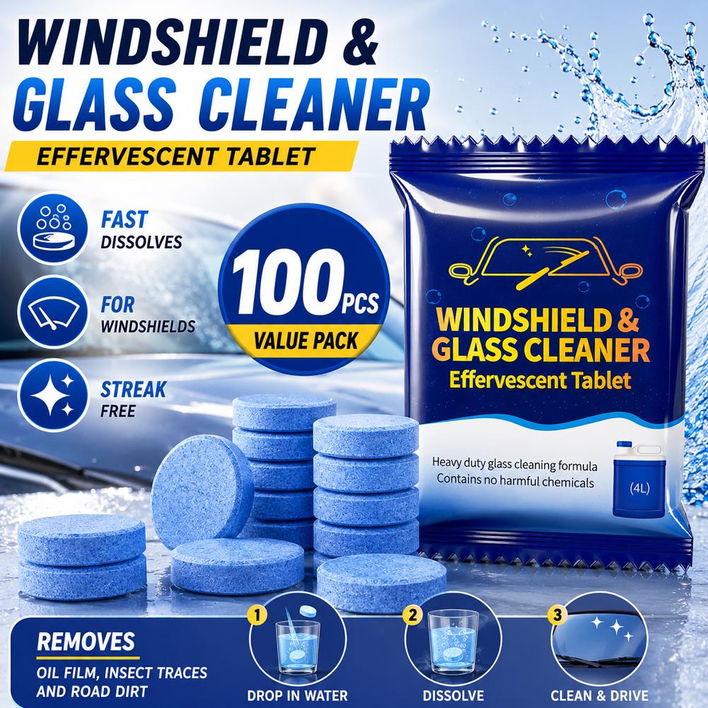 Car Windshield Washer Efferves - مراجعة Glass Cleaner Streak وسعره