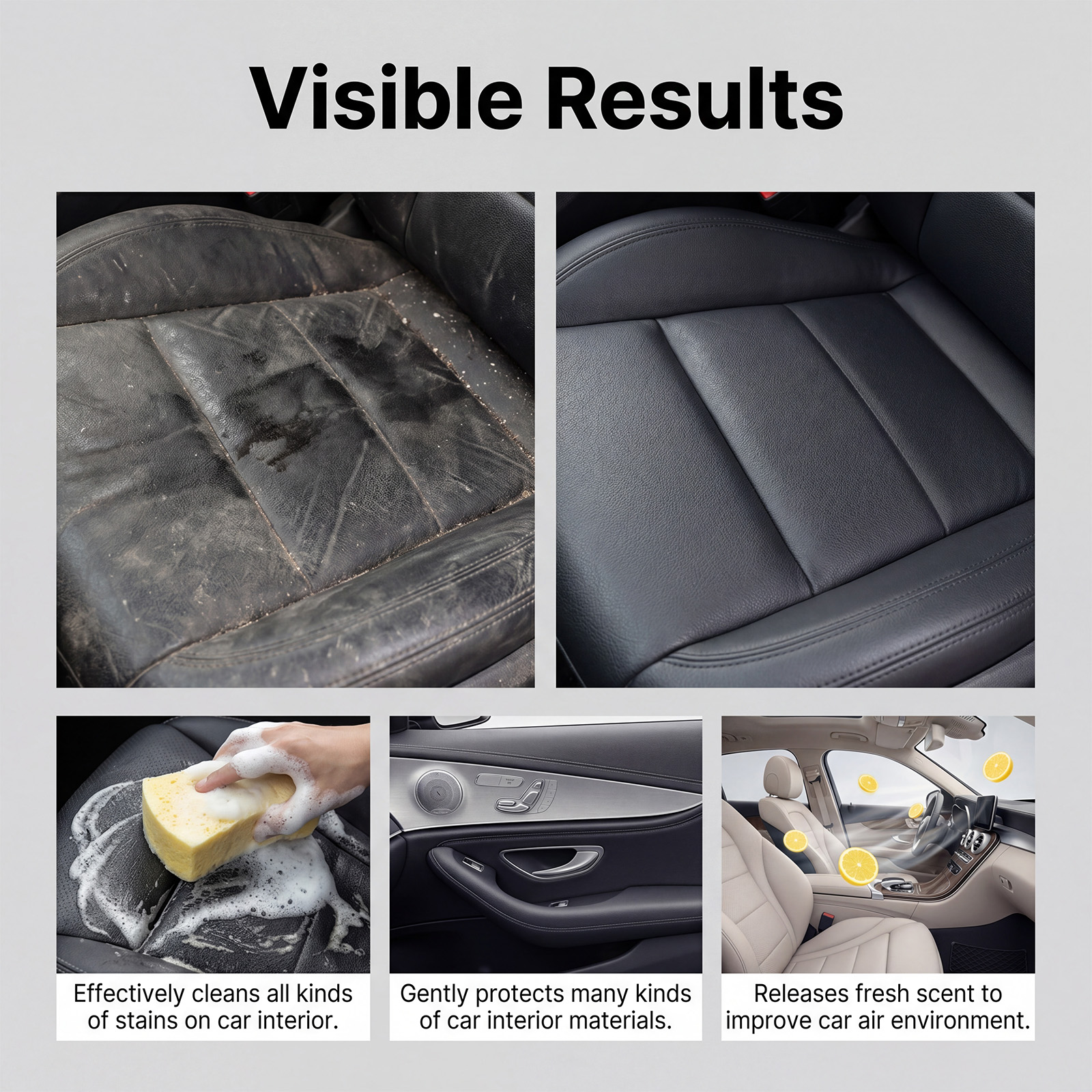 Foam Cleaner Multi-purpose Aut - مراجعة Leather Cleaner Interior وسعره