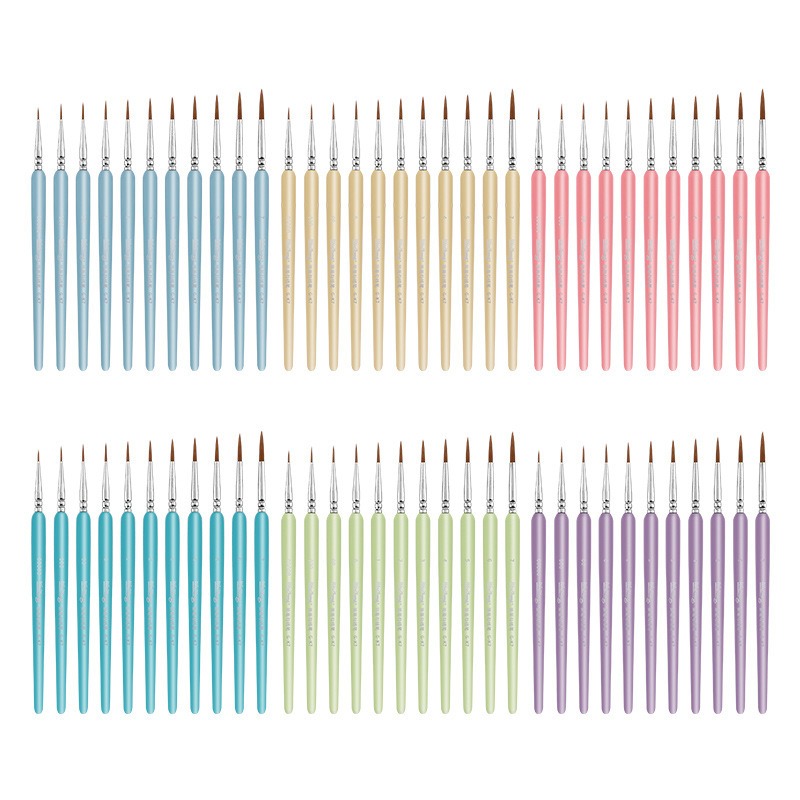 11 PCS Detail Paint Brush Set  - مراجعة Detailing Brush Set وسعره