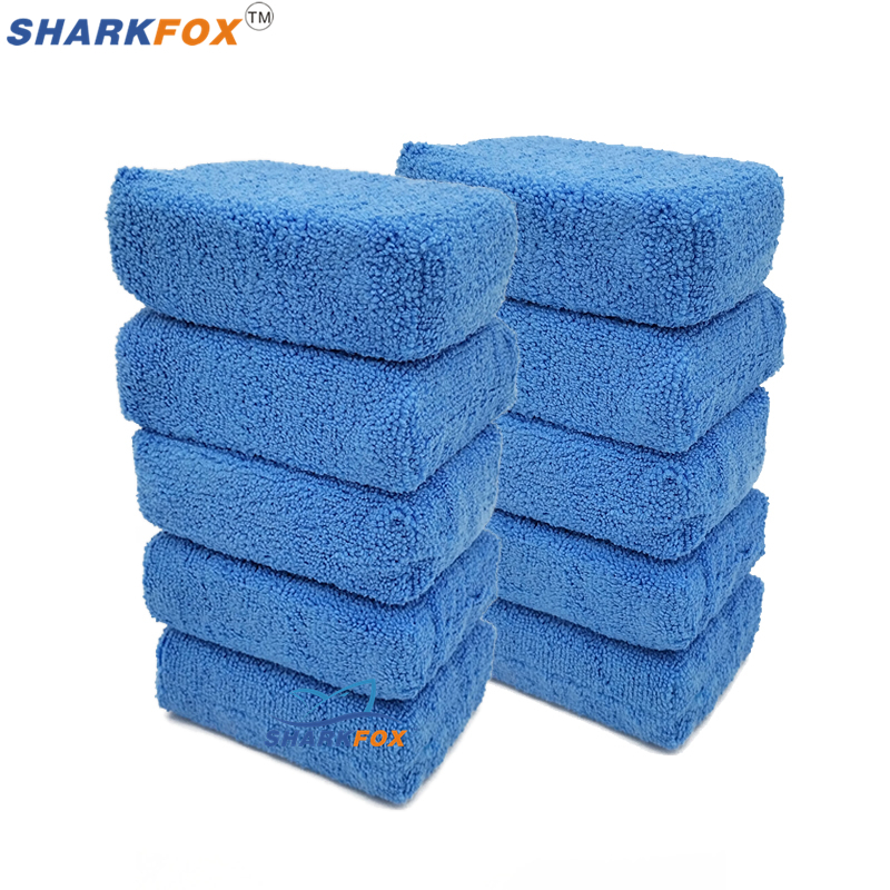 Sharkfox 5Pcs/Lot Rectangular  - مراجعة Wax Applicator Pad وسعره