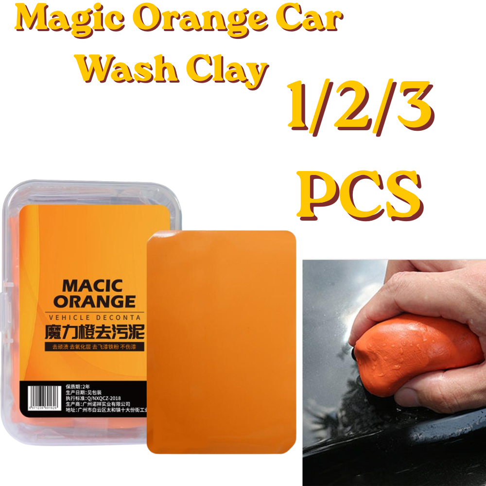 Magic Orange Car Wash Clay Bar - مراجعة Clay Bar Lubricant وسعره