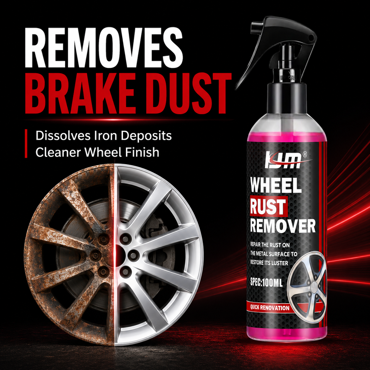 KJM Wheel Cleaner For Car Rims - مراجعة Wheel Cleaner Alloy وسعره