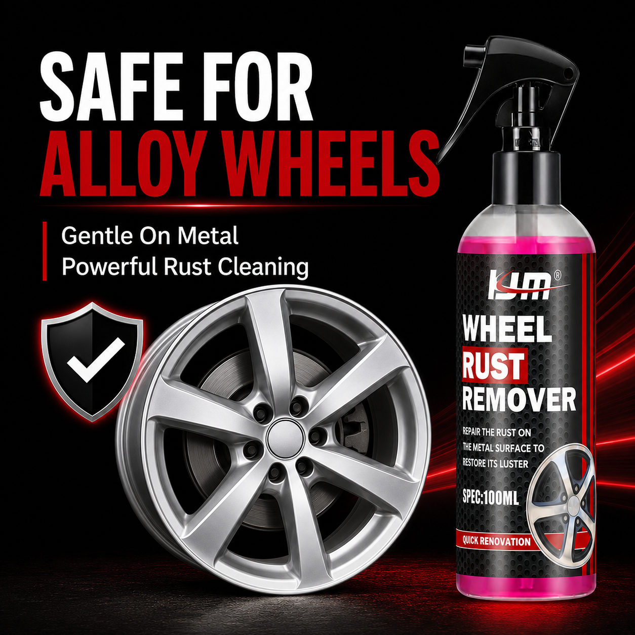 KJM Wheel Cleaner For Car Rims - مراجعة Wheel Cleaner Alloy وسعره