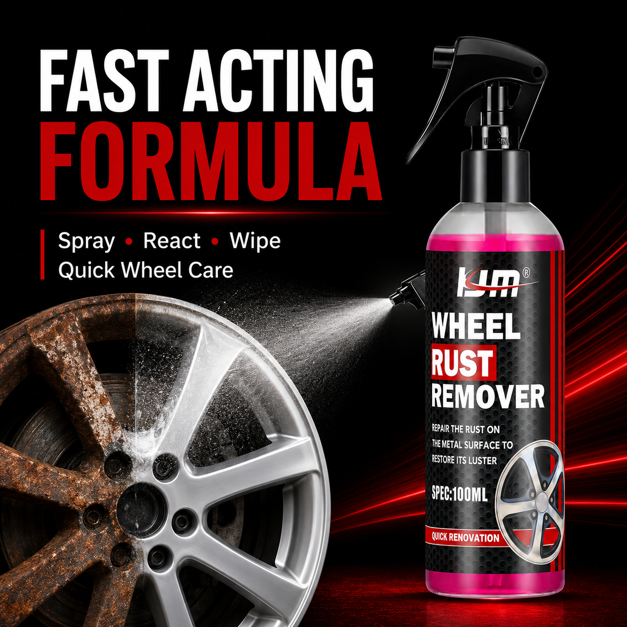 KJM Wheel Cleaner For Car Rims - مراجعة Wheel Cleaner Alloy وسعره