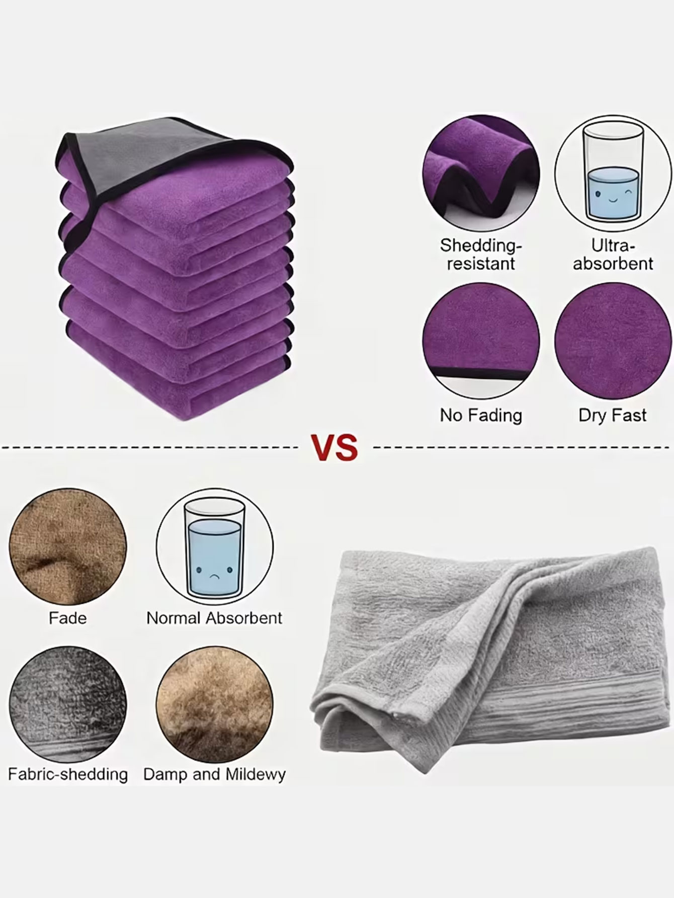 10-Pack Double-Sided Coral Vel - مراجعة Microfiber Towel Detailing وسعره