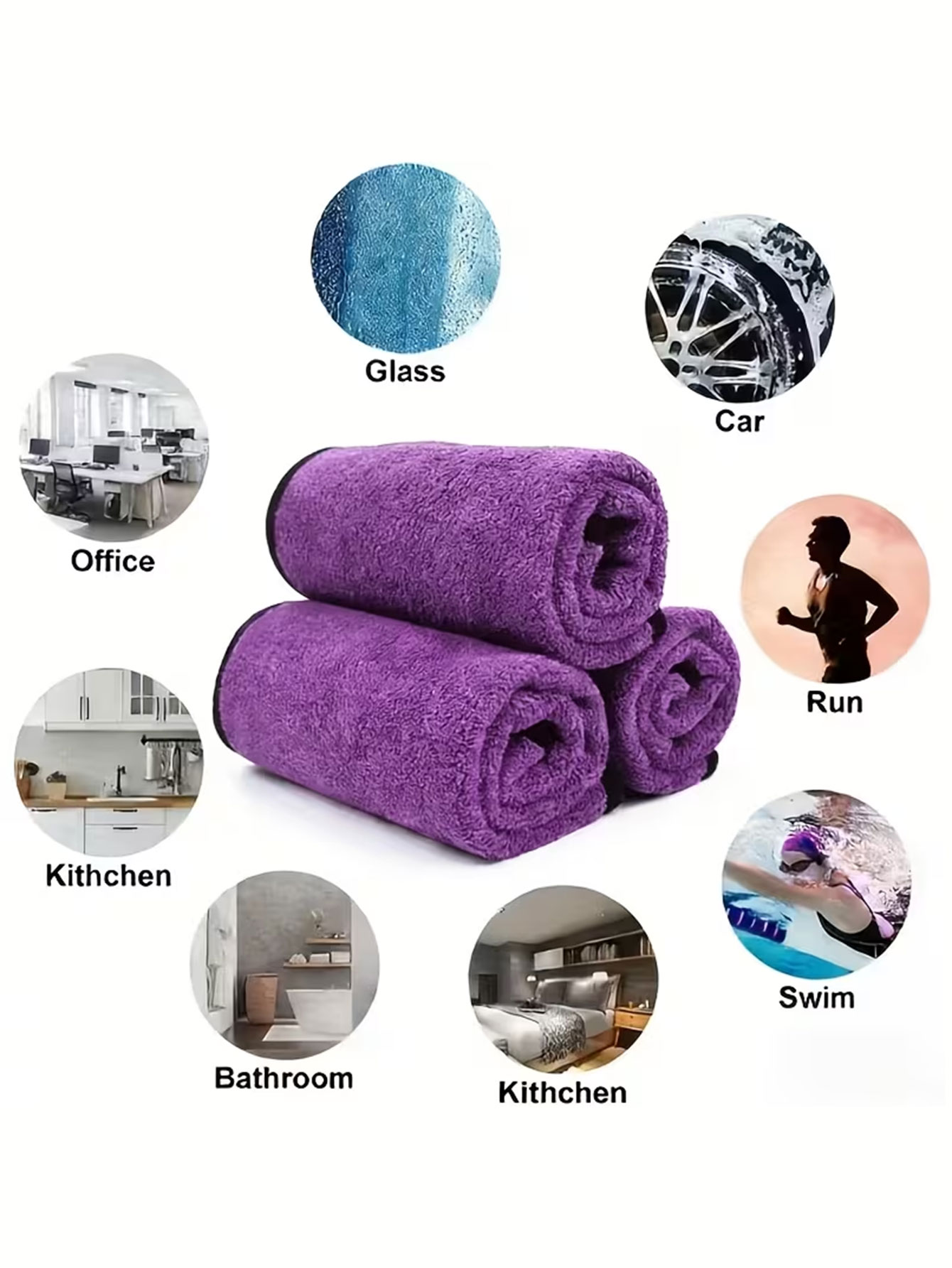 10-Pack Double-Sided Coral Vel - مراجعة Microfiber Towel Detailing وسعره