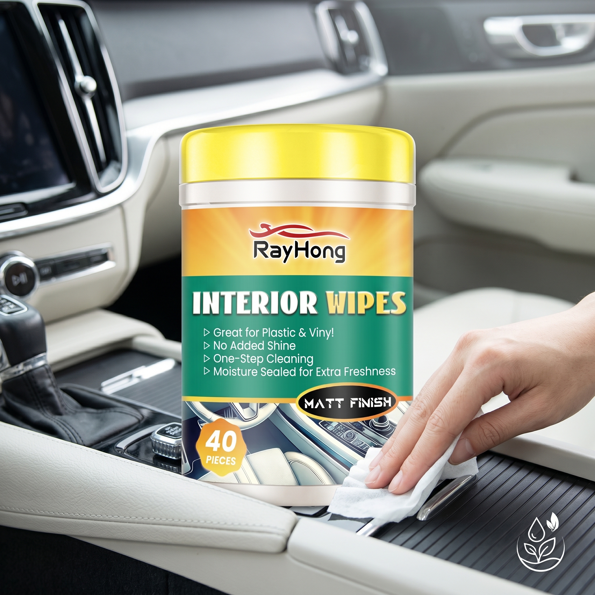 RAYHONG Car Interior Shine Wip - مراجعة Leather Cleaner Interior وسعره