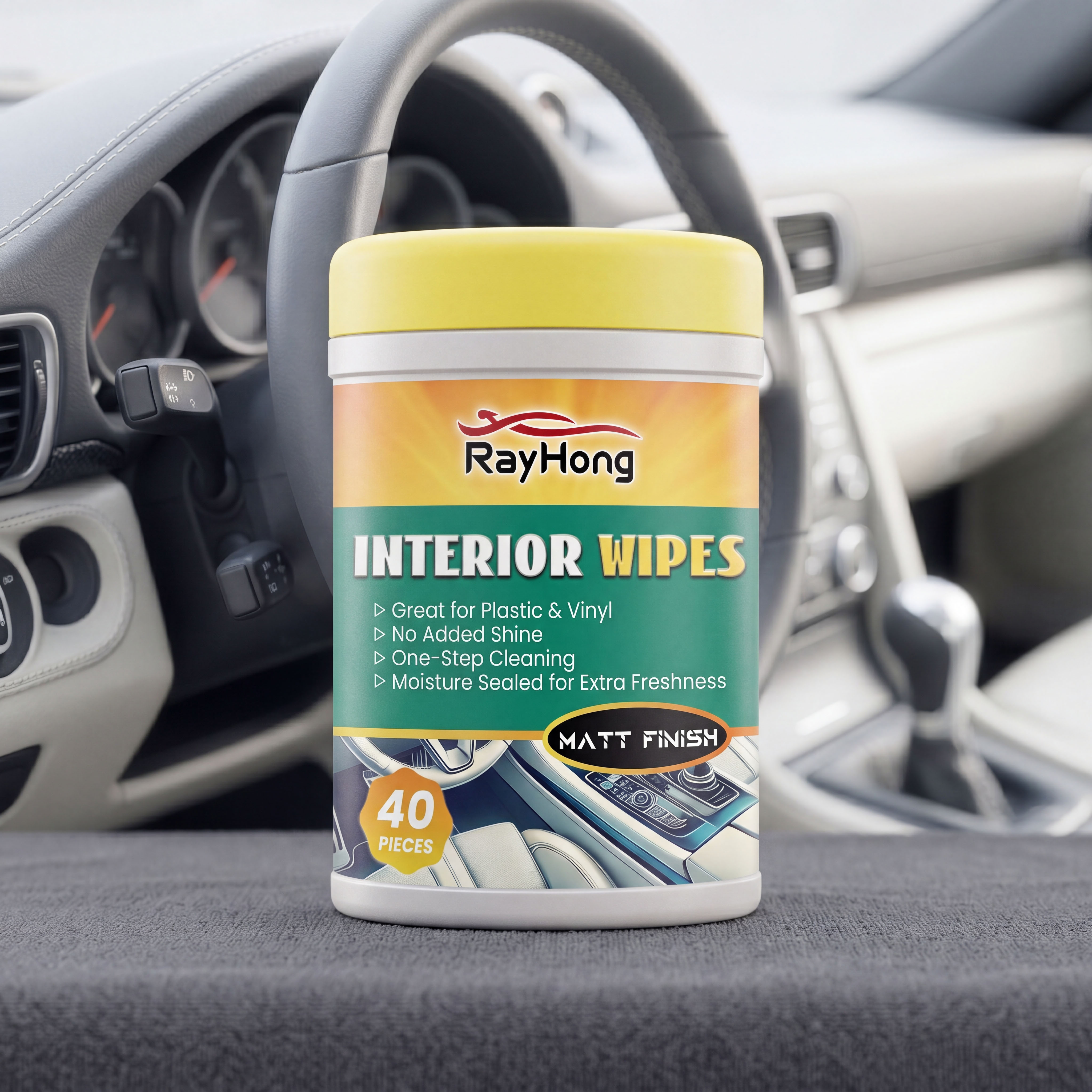 RAYHONG Car Interior Shine Wip - مراجعة Leather Cleaner Interior وسعره