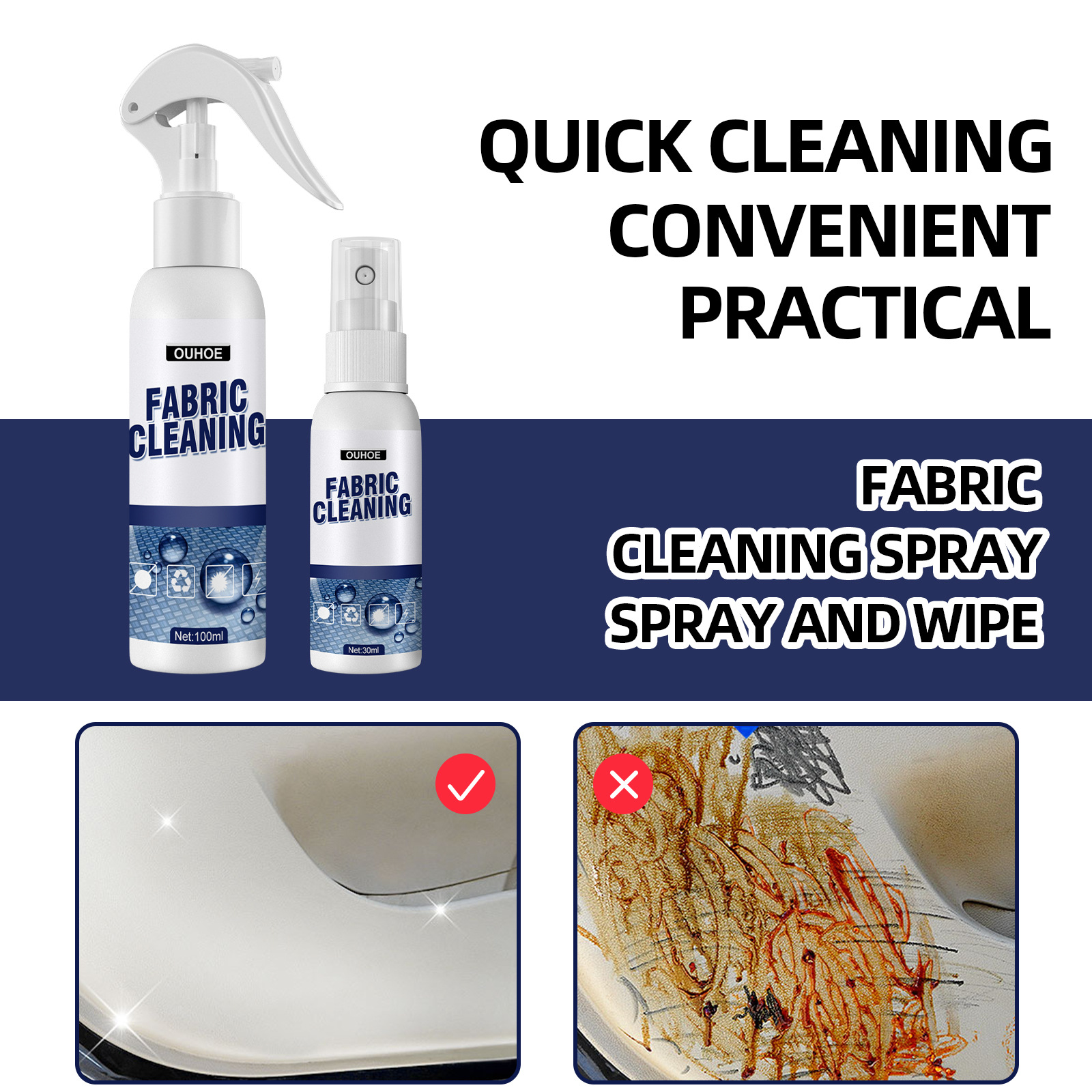 Fabric Cleaning Spray Car Clea - مراجعة Seat Cleaner Fabric وسعره