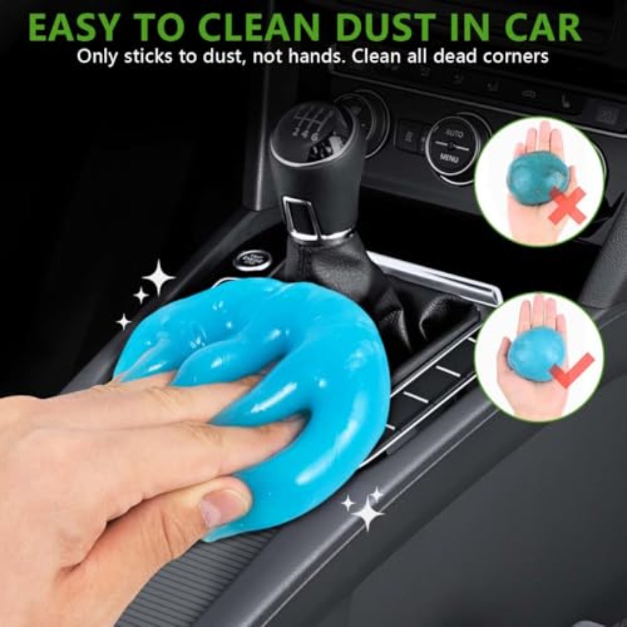 2 Pack Car Cleaning Gel Slime  - مراجعة Interior Detailing Kit وسعره