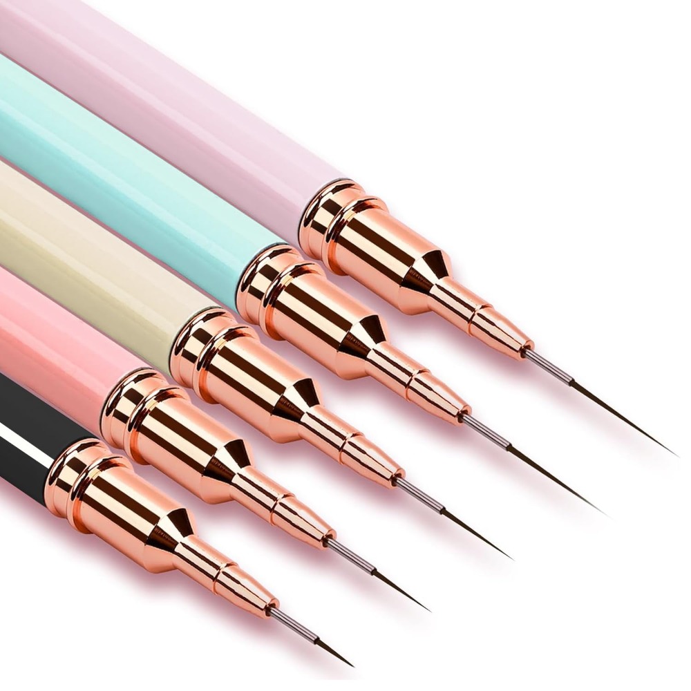 Professional Nail Art Liner Br - مراجعة Detailing Brush Set وسعره