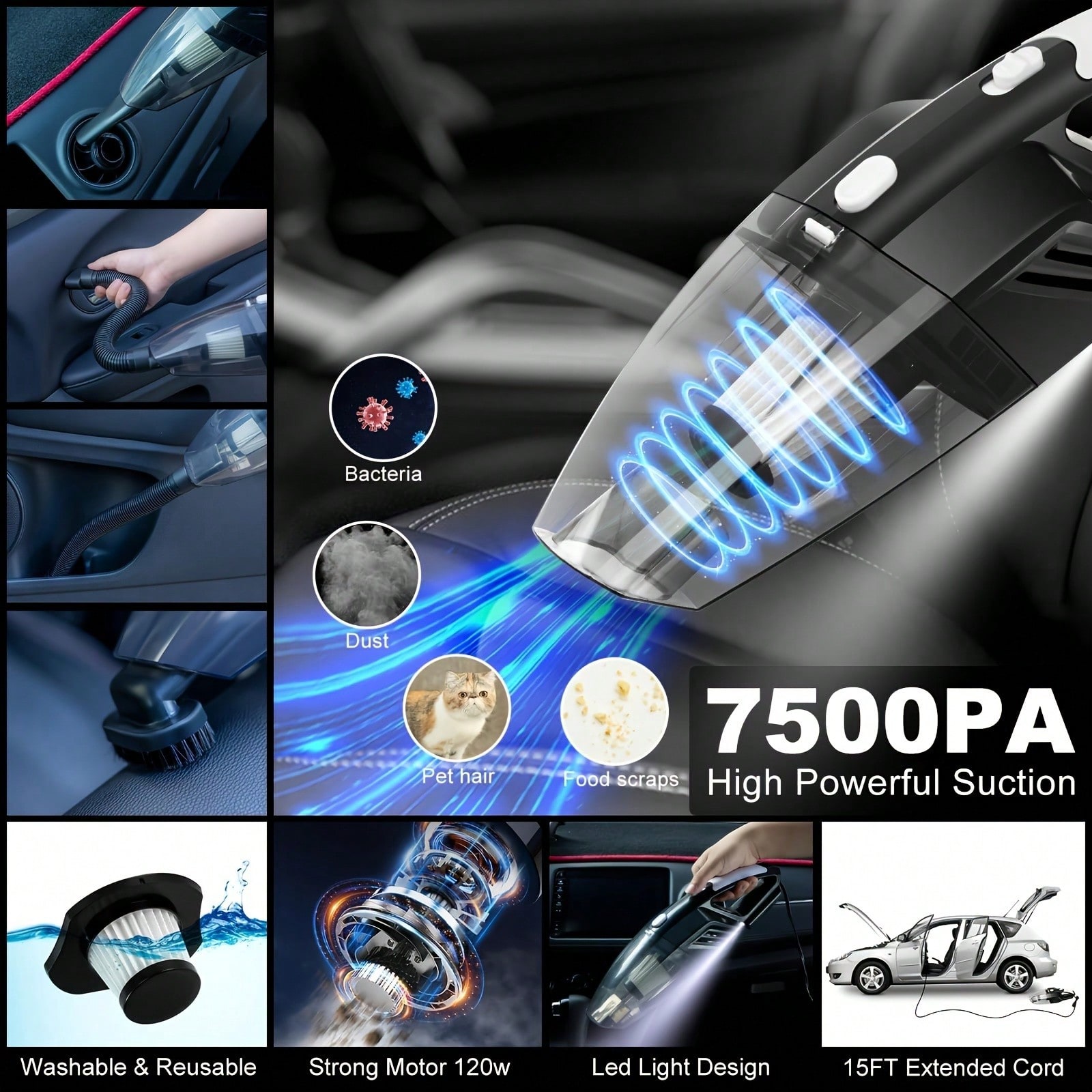 Car Detailing Brush Set, Car D - مراجعة Interior Detailing Kit وسعره