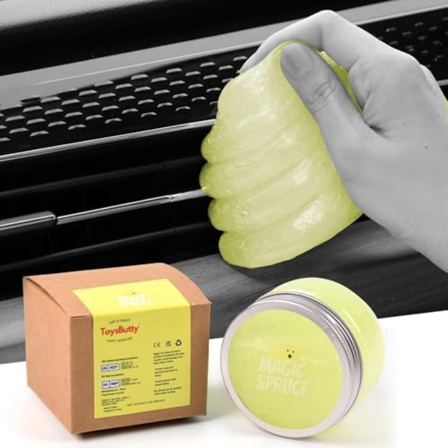 MAGIC SPRUCE Car Cleaning Gel  - مراجعة Interior Detailing Kit وسعره