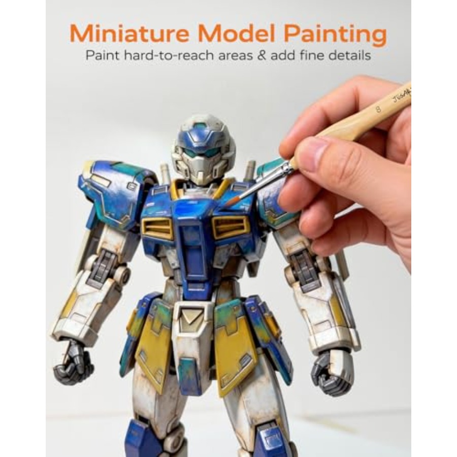 Detail Paint Brushes Set, 12 P - مراجعة Detailing Brush Set وسعره