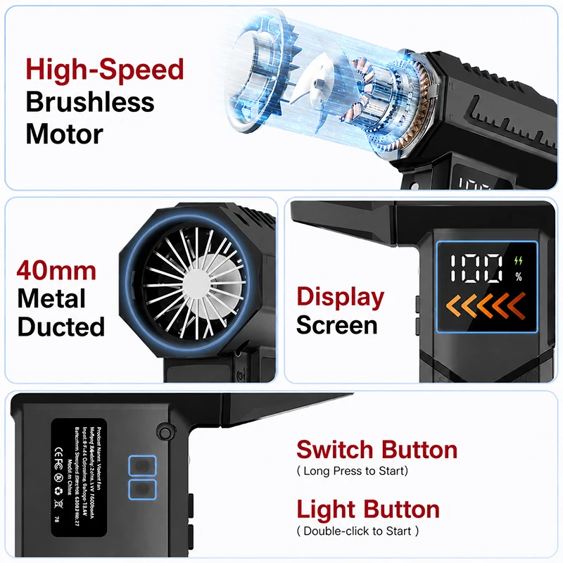 Super Powerful 2800000RPM Elec - مراجعة Dryer Car Blower وسعره