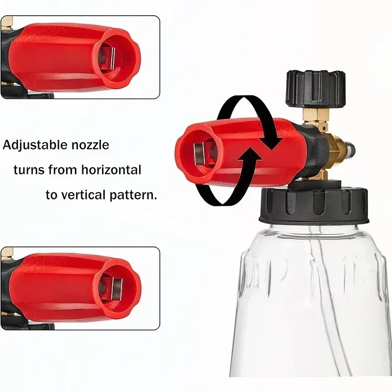Adjustable Snow Foam Lance 1L  - مراجعة Pressure Washer Foam Gun وسعره