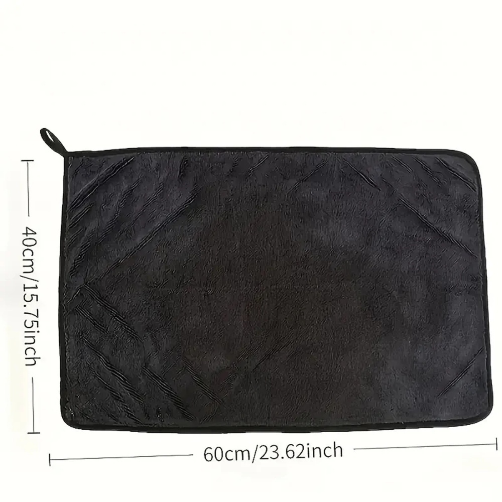Oversized Dark Gray Car Microf - مراجعة Microfiber Towel Detailing وسعره