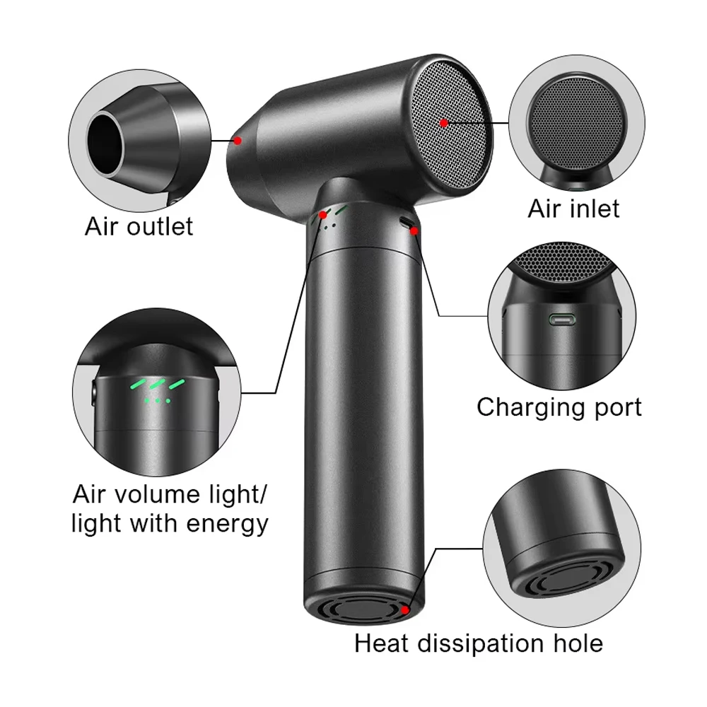 High-Speed 80000RPM Turbo Jet  - مراجعة Dryer Car Blower وسعره