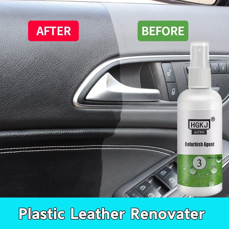 Plastic Leather Renovater Car  - مراجعة Seat Cleaner Fabric وسعره