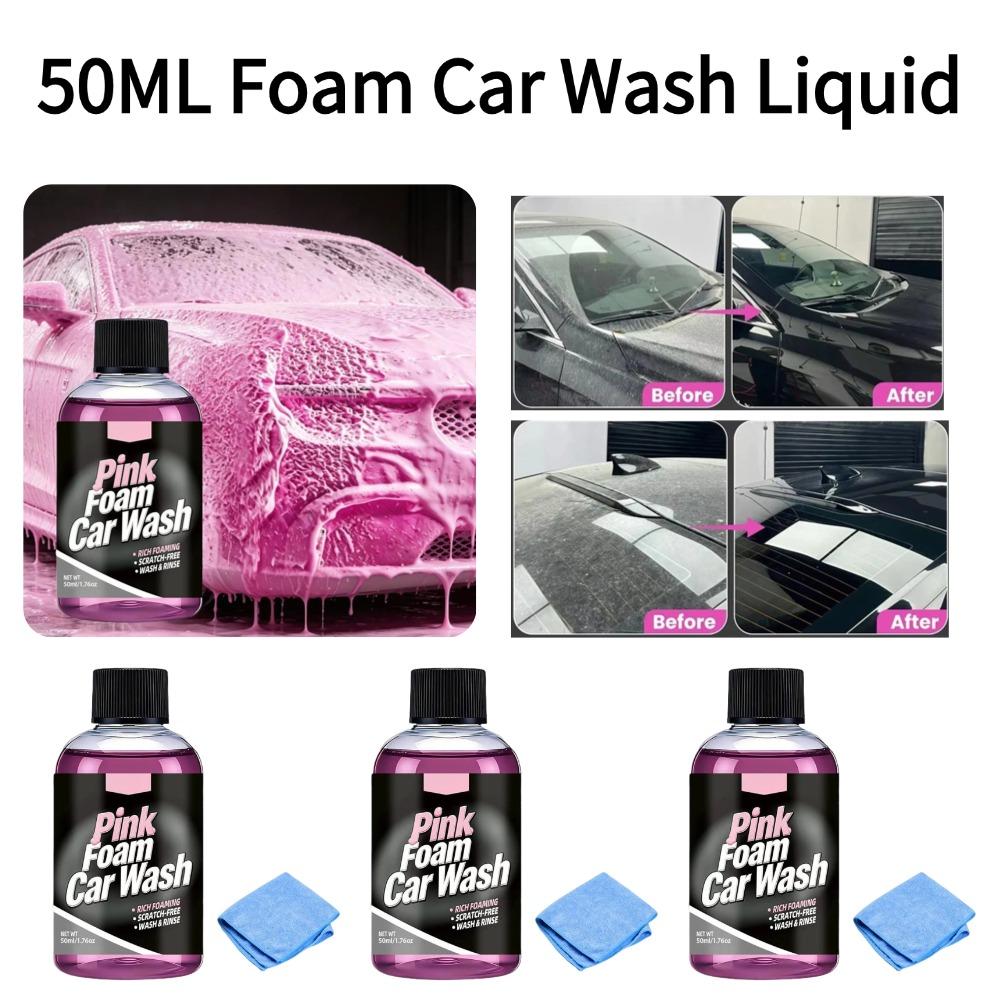 50ml Foam Car Wash Liquid Rich - مراجعة Microfiber Towel Detailing وسعره