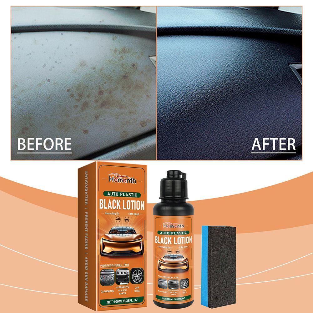 100ml Auto Plastic Black Lotio - مراجعة Trim Restorer Plastic وسعره