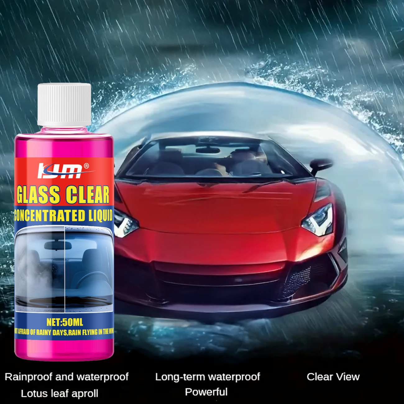 KJM Concentrated Car Glass Cle - مراجعة Glass Cleaner Streak وسعره